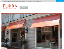 Tablet Screenshot of flora-style.com